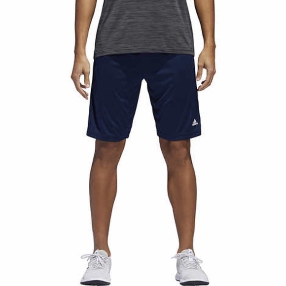 LAST ONE AVAILABLE!! Mens Adidas 3 Striped Shorts Blue White Size XXL - Picture 1 of 13